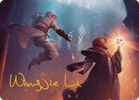 Mortify Art Card (Gold-Stamped Signature) - Art Series: Universes Beyond: Assassin's Creed - Magic: The Gathering card