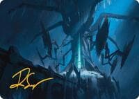Yggdrasil, Rebirth Engine Art Card (Gold-Stamped Signature) - Art Series: Universes Beyond: Assassin's Creed - Magic: The Gathering card