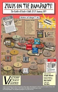 Zulus on the Ramparts! - Victory Point Games - Boardgames card