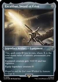 Excalibur, Sword of Eden (Foil Etched) - Universes Beyond: Assassin's Creed - Magic: The Gathering card