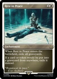 Rest in Peace (Foil Etched) - Universes Beyond: Assassin's Creed - Magic: The Gathering card