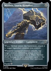 Mjolnir, Storm Hammer (Foil Etched) - Universes Beyond: Assassin's Creed - Magic: The Gathering card