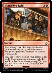 Monastery Raid - Universes Beyond: Assassin's Creed - Magic: The Gathering card