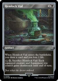 Hemlock Vial (Foil Etched) - Universes Beyond: Assassin's Creed - Magic: The Gathering card