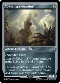 Towering Viewpoint (Foil Etched) - Universes Beyond: Assassin's Creed - Magic: The Gathering card