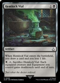 Hemlock Vial - Universes Beyond: Assassin's Creed - Magic: The Gathering card