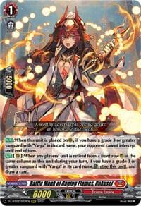 Battle Monk of Raging Flames, Rokusei - DZ-BT02: Illusionless Strife - Cardfight Vanguard card