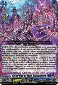 Fated One of Zero, Blangdmire - DZ-BT02: Illusionless Strife - Cardfight Vanguard card