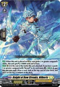 Knight of Bow Streaks, Nilberis - DZ-BT02: Illusionless Strife - Cardfight Vanguard card