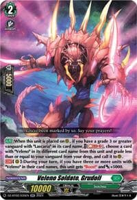 Veleno Soldato, Grudoli - DZ-BT02: Illusionless Strife - Cardfight Vanguard card