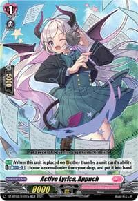 Active Lyrica, Appuch - DZ-BT02: Illusionless Strife - Cardfight Vanguard card
