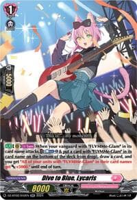 Dive to Blue, Lycaris - DZ-BT02: Illusionless Strife - Cardfight Vanguard card
