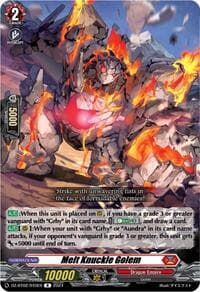 Melt Knuckle Golem - DZ-BT02: Illusionless Strife - Cardfight Vanguard card