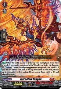Flareblow Dragon - DZ-BT02: Illusionless Strife - Cardfight Vanguard card