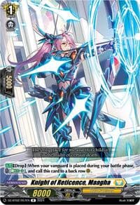 Knight of Reticence, Maagha - DZ-BT02: Illusionless Strife - Cardfight Vanguard card