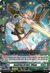 Inspiring Archer, Eliana - DZ-BT02: Illusionless Strife - Cardfight Vanguard card