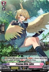 Treetop Ditty, Edita - DZ-BT02: Illusionless Strife - Cardfight Vanguard card