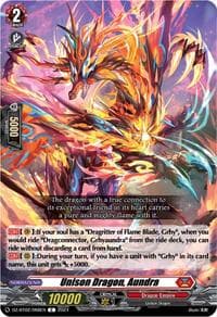 Unison Dragon, Aundra - DZ-BT02: Illusionless Strife - Cardfight Vanguard card
