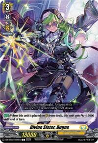 Divine Sister, Bugne - DZ-BT02: Illusionless Strife - Cardfight Vanguard card