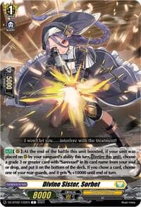 Divine Sister, Sorbet - DZ-BT02: Illusionless Strife - Cardfight Vanguard card