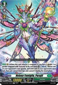 Veleno Famiglia, Parajil - DZ-BT02: Illusionless Strife - Cardfight Vanguard card