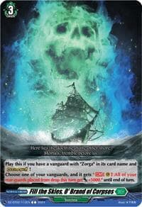 Fill the Skies, O' Brand of Corpses - DZ-BT02: Illusionless Strife - Cardfight Vanguard card