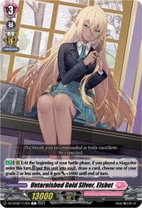 Untarnished Gold Sliver, Elsbet - DZ-BT02: Illusionless Strife - Cardfight Vanguard card