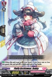 Fluffy Arcticwear, Rekky - DZ-BT02: Illusionless Strife - Cardfight Vanguard card