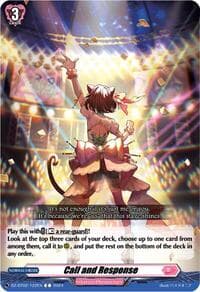 Call and Response - DZ-BT02: Illusionless Strife - Cardfight Vanguard card