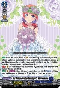 The Quintessential Quintuplets, Nino Nakano (EXRRR) - DZ-BT02: Illusionless Strife - Cardfight Vanguard card