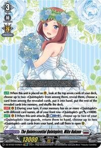 The Quintessential Quintuplets, Miku Nakano (EXRRR) - DZ-BT02: Illusionless Strife - Cardfight Vanguard card