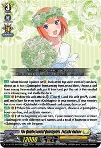 The Quintessential Quintuplets, Yotsuba Nakano (EXRRR) - DZ-BT02: Illusionless Strife - Cardfight Vanguard card