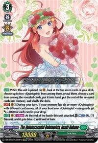 The Quintessential Quintuplets, Itsuki Nakano (EXRRR) - DZ-BT02: Illusionless Strife - Cardfight Vanguard card