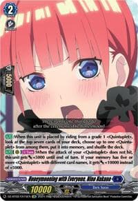 Honeymooning with Everyone, Nino Nakano (EXC) - DZ-BT02: Illusionless Strife - Cardfight Vanguard card