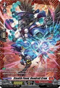 Stealth Fiend, Beadroll Crow (FR) - DZ-BT02: Illusionless Strife - Cardfight Vanguard card