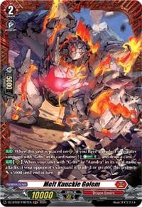Melt Knuckle Golem (FR) - DZ-BT02: Illusionless Strife - Cardfight Vanguard card