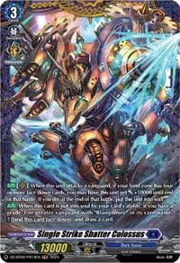 Single Strike Shatter Colossus (FR) - DZ-BT02: Illusionless Strife - Cardfight Vanguard card