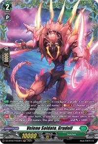 Veleno Soldato, Grudoli (FR) - DZ-BT02: Illusionless Strife - Cardfight Vanguard card
