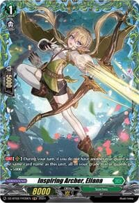Inspiring Archer, Eliana (FR) - DZ-BT02: Illusionless Strife - Cardfight Vanguard card