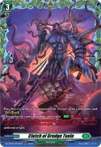 Clutch of Grudge Toxin (FR) - DZ-BT02: Illusionless Strife - Cardfight Vanguard card