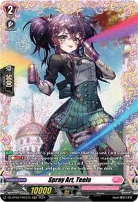 Spray Art, Teela (FR) - DZ-BT02: Illusionless Strife - Cardfight Vanguard card