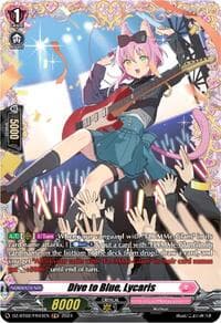 Dive to Blue, Lycaris (FR) - DZ-BT02: Illusionless Strife - Cardfight Vanguard card