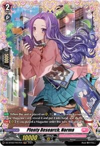 Plenty Research, Norma (FR) - DZ-BT02: Illusionless Strife - Cardfight Vanguard card
