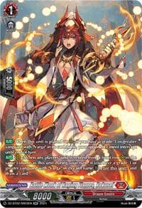 Battle Monk of Raging Flames, Rokusei (SR) - DZ-BT02: Illusionless Strife - Cardfight Vanguard card