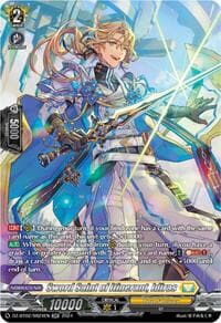 Sword Saint of Itinerant, Idiras (SR) - DZ-BT02: Illusionless Strife - Cardfight Vanguard card