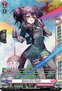 Spray Art, Teela (SR) - DZ-BT02: Illusionless Strife - Cardfight Vanguard card