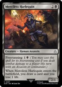Merciless Harlequin - Universes Beyond: Assassin's Creed - Magic: The Gathering card