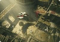 Rooftop Bypass Art Card - Art Series: Universes Beyond: Assassin's Creed - Magic: The Gathering card