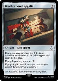Brotherhood Regalia - Universes Beyond: Assassin's Creed - Magic: The Gathering card
