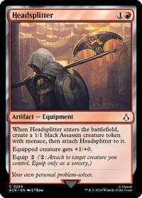 Headsplitter - Universes Beyond: Assassin's Creed - Magic: The Gathering card